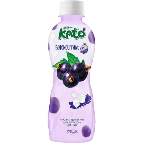 KATO - Schwarzer Johannisbeersaft mit Nata de Coco - 1 X 320 ML von KATO