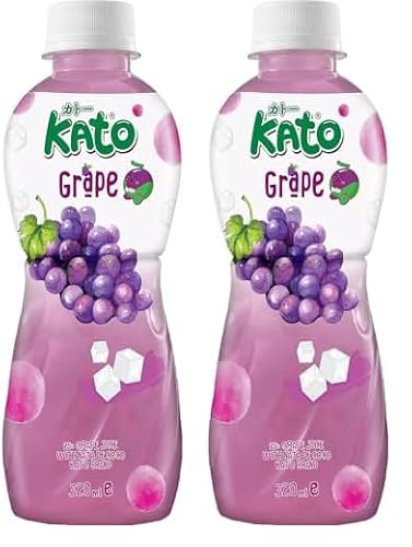 KATO - Traube Saft mit Nata de Coco - 1 X 320 ML (Packung mit 2) von KATO