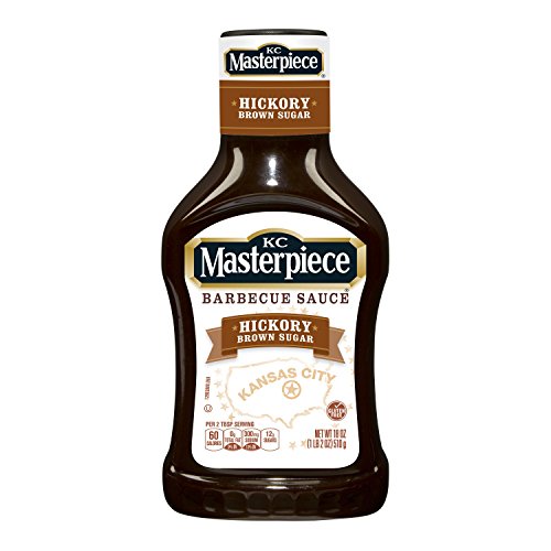 HV Food Products KC Masterpiece BBQ Sauce - Hickory Brown Sugar, 1er Pack (1 x 510 g Flasche) von KC Masterpiece