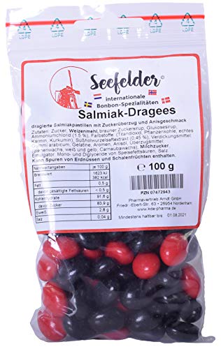 KDA Seefelder Salmiak Dragees, 100 g von KDA