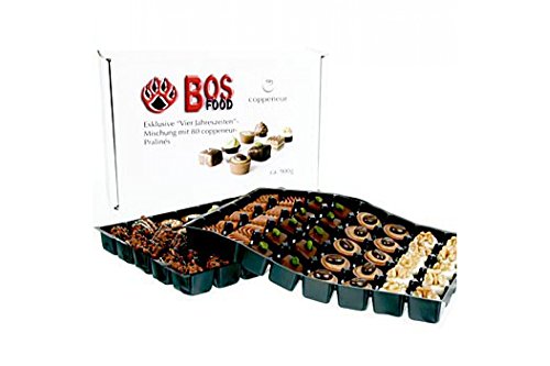 BOS FOOD Exklusive Pralinenmischung "Vier Jahreszeiten" - Coppeneur, 8x10, 950g, 80 St von KEIN LIEFERANT