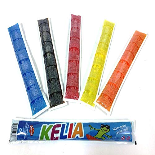 Polo Kelia, Wassereis, Erdbeere, Zitrone, zum Einfrieren, 60 Stück à 105 ml, verschiedene Geschmacksrichtungen, Beutel von KELIA