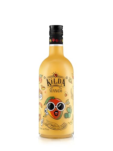 Kilda Likör | verschiedene Sorten | Erdeere | 0,7 Liter | 17% vol. | Getränke mit Alkohol | Geschenke für Frauen und Männer (Mango) von KILDA