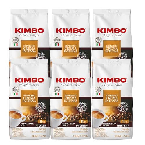 Kaffeebohnen Kimbo Crema Intensa 1 kg x 6 von Kimbo