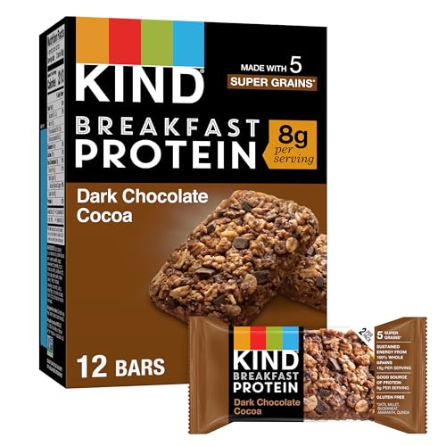 KIND Breakfast Protein, Dark Chocolate Cocoa, 6 Stück von KIND