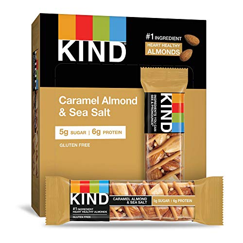 KIND Nuts & Spices, Caramel Almond and Sea Salt (12x Müsliriegel) von KIND