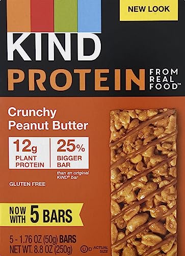 KIND Protein, knusprige Erdnussbutter, 237 ml, 5 Stück von KIND