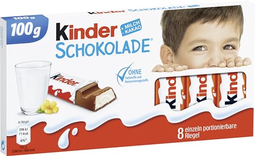 Kinder kinder Schokolade Tafel, 100 g von Kinder