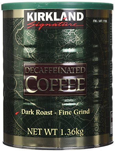 Kirkland Signature 100% Colombian Dark Roast Decaffeinated Ground Coffee - 1.36kg von KIRKLAND