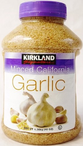 Kirkland Minsuto Kalifornien Knoblauch 1.36kgX1 St?cke gehackten Knoblauch von KIRKLAND