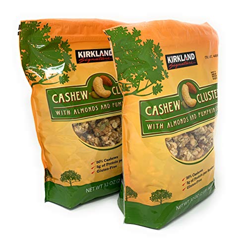 Kirkland Signature Cashew Clusters with Almonds and Pumpkin Seeds: 2 Bags of 32 Oz von KIRKLAND