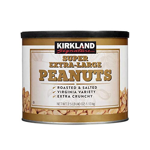 Kirkland Signature Extra große Erdnüsse, geröstete und gesalzene Nüsse, 1,13 kg von KIRKLAND