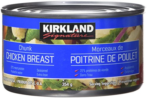 Kirkland Signature chicken breast, packed in water, premium chunk, 6 12.5-ounce cans von KIRKLAND