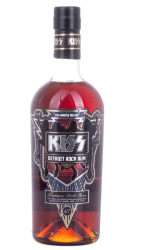Kiss Detroit Rock Premium Dark Rum 45% Vol. 0,7l von KISS