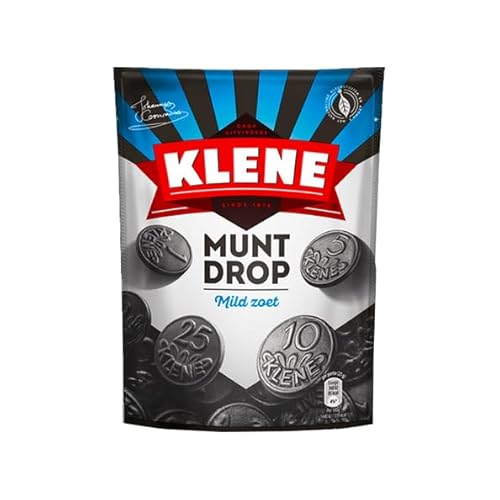 Klene Muntdrop 8x210g I 1680g Lakritz aus den Niederlanden I holländisches Lakritz I mild-süße Lakritztaler von KLENE