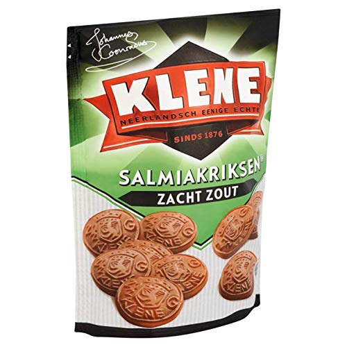 Salmiak-Süßigkeit | Klene | Salmiakriksen Weichsalz | Gesamtgewicht 250 Gramm von KLENE