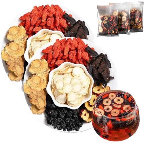 Ginseng Five Treasure Tea - Kidney Tea Wubao Tea Bags,Kidney Tea Formula Ginseng Five Treasure Tea,Ginseng And Wolfberry Tea Bags,Chinese Kidney Tea With Ginseng Red Dates (20PCS) von KLOUYHTY