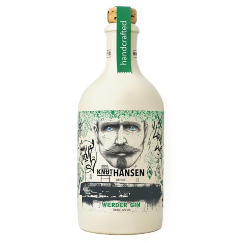 KNUT HANSEN DRY GIN WERDER GIN I Der neue Werder® Bremen Gin I Lebenslang grün weiß mit jedem Schluck I 0,5l I 42% Vol. von KNUT HANSEN DRY GIN