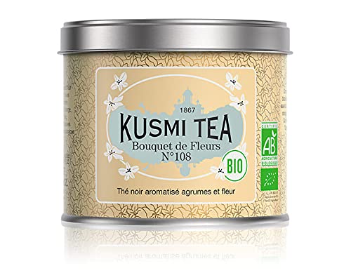 BIO Kusmi Tea »Bouquet de Fleurs N°108« 100g Dose 1 Stück von KOBU-TEE