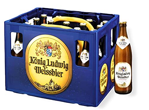 König Ludwig Kristall Weizenbier MEHRWEG (20 x 0.5 l) von KÖNIG LUDWIG WEISSBIER KRISTALL