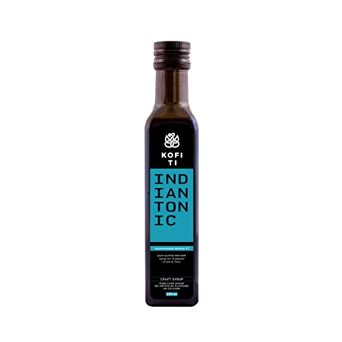 Kofi Ti Indian Tonic Sirup für Soda Stream, handgefertigtes natürliches Chininkonzentrat, Perfekt für Tonic Water, Gin & Tonic, Cocktails & Drinks, SodaStream Sirup, 230 ml, 15 Portionen von KOFI TI