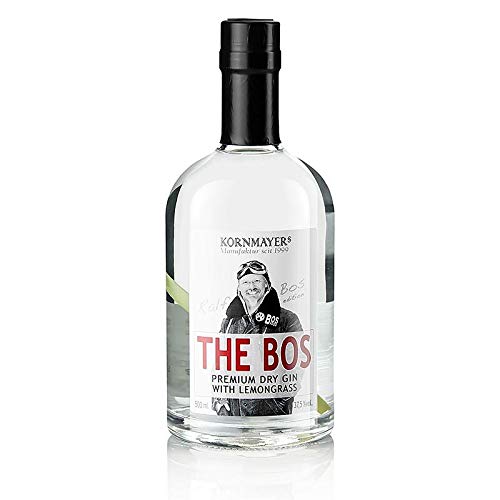 The Bos Premium Dry Gin mit Lemongrass, Ralf Bos Edition, 37,5% vol., Kornmayers, 500 ml von KORNMAYERs