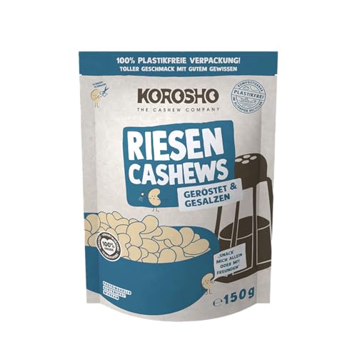 Korosho Riesen Cashews Geröstet & Gesalzen (0.15 kg) von KOROSHO