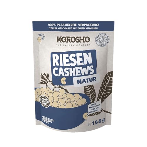 Korosho Riesen Cashews Natur (0.15 kg) von KOROSHO