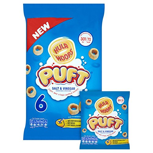 Hula Hoops Puft Salz- und Essigsalz, 6 x 15 g von KP