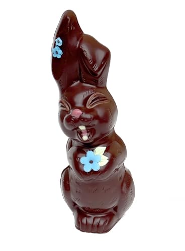 Krönner Lach Osterhase aus Zartbitter Schokolade 27 cm / 300 g von KRÖNNER KAFFEEHAUS . KONDITOREI . CHOCOLATIER GARMISCH-PARTENKIRCHEN