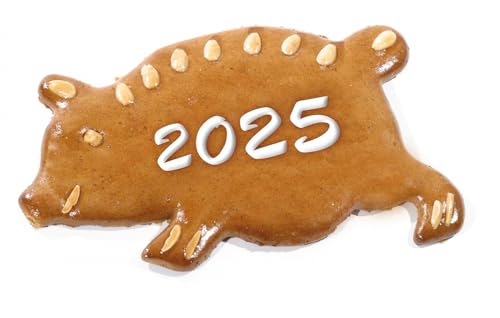 Krönner Lebkuchen-Schwein 2025 von KRÖNNER KAFFEEHAUS . KONDITOREI . CHOCOLATIER GARMISCH-PARTENKIRCHEN