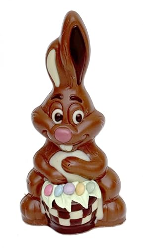 Krönner Lustiger Osterhase aus Edel-Vollmilch Schokolade 33 cm / 500 g von KRÖNNER KAFFEEHAUS . KONDITOREI . CHOCOLATIER GARMISCH-PARTENKIRCHEN