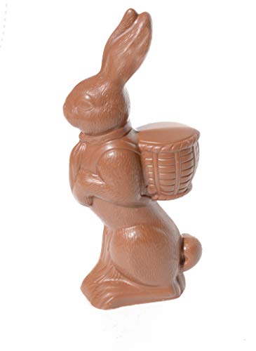 Krönner Veganer Osterhase aus heller Reissirup-Süßware aus Edelkakao mit 48% Kakaoanteil (200 g / 25 cm) – Hochqualitativer Schoko Osterhase für frohe Ostern – Vegane Schokohasen von KRÖNNER KAFFEEHAUS . KONDITOREI . CHOCOLATIER GARMISCH-PARTENKIRCHEN