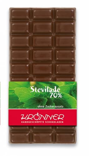 Krönner Stevilade Zartbitter 70% / 100g Tafelschokolade von KRÖNNER KAFFEEHAUS . KONDITOREI . CHOCOLATIER GARMISCH-PARTENKIRCHEN