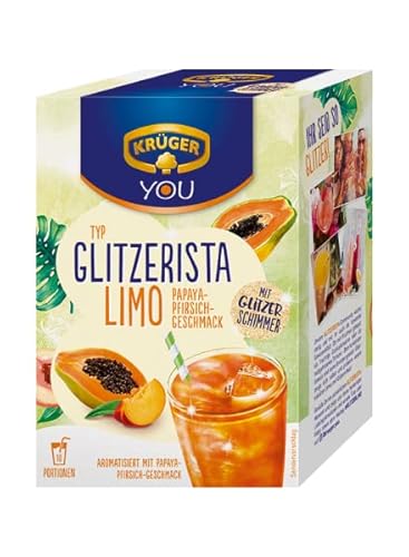 Krüger You Glitzerista Limo Papaya - Pfirsich - Geschmack 200g von KRÜGER
