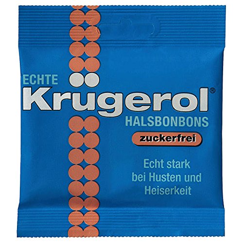 14 Beutel Echte Krügerol HalsBonbon ohne Zucker a 50g zuckerfrei von KRÜGEROL