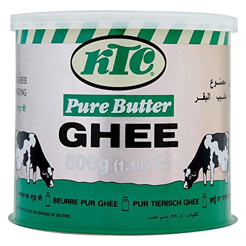 KTC Pure Butter Ghee 500 g, 12 Stück von KTC