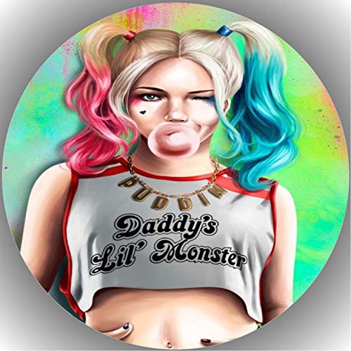 Premium Esspapier Tortenaufleger Tortenbild Geburtstag Harley Quinn K6 von Dttra