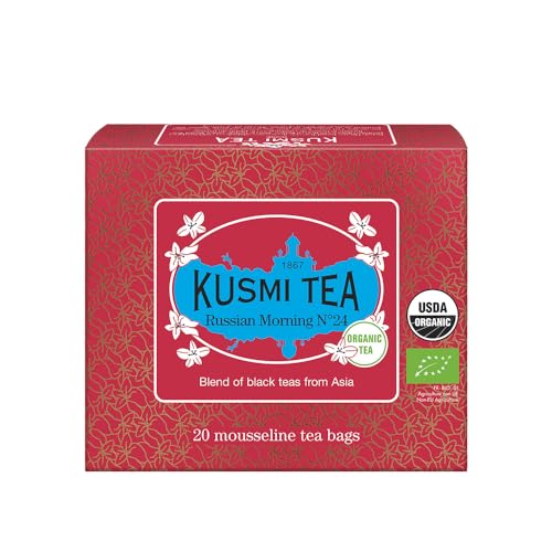 Kusmi Tea - Russian Morning N°24 BIO -Box mit 20 Musselin Teebeuteln von KUSMI TEA