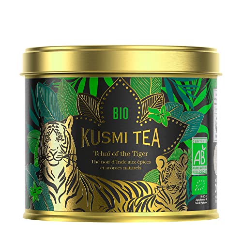 Kusmi Tea – Tchaï of the Tiger Bio – Schwarztee in Zusammenarbeit mit dem WWF – Metalldose mit 100 g von KUSMI TEA