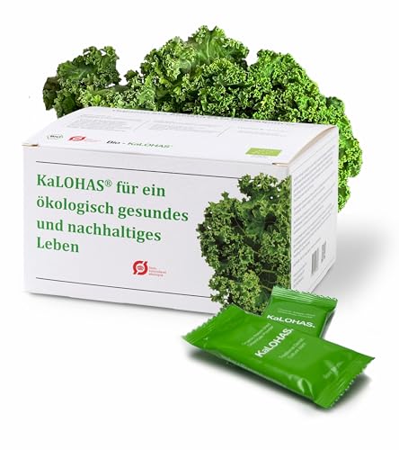 KaLOHaS+ Pure Superfood Bio Grünkohl Pulver – Ohne Zusatzstoffe, Gefriergetrocknet, Hoher Gehalt an Protein, Kalzium, Vitamin C & K – Antioxidantienreich, 9 essentielle Aminosäuren, 25 x 2g Sachets von KaLOHaS+