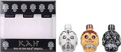 Kah Tequila Miniset mit Geschenkverpackung (3 x 0.05 l) von Kah