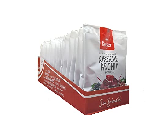 Kaiser Kirsche Aronia Bonbons Weich Gefüllt 18 x 90g Beutel von Kaiser