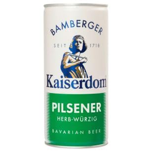 Kaiserdom Bavarian Beer Pilsener herb-würzig 4.9% vol., 12er Pack (12 x 1 l) EINWEG von Kaiserdom