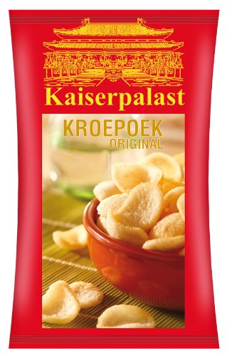 Kaiserpalast Kroepoek, natur, verzehrfertig, 10er Pack (10x 80 g) von Kaiserpalast