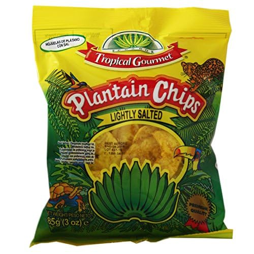 20x85g Plantain Chips - Köstliche Kochbananen Chips, leicht gesalzen, knusprig und frisch, ideal für Snack-Liebhaber, aus hochwertigen Kochbananen, palmölhaltig von Kajal