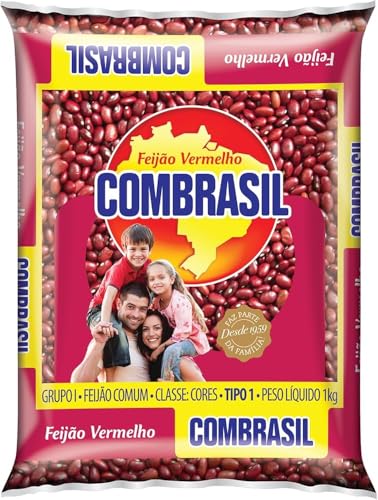 CAMIL Feijão Vermelho Bohnen 1 kg - Brasilianische braune Bohnen getrocknet, proteinreich, ballaststoffreich, ideal für Eintöpfe & Beilagen, gesunde Ernährung, glutenfrei mit Kajal von Kajal