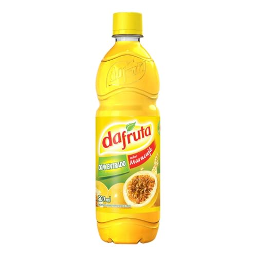 Dafruta Maracuja Saftkonzentrat 500 ml - 100% Fruchtgeschmack Ohne Zuckerzusatz | Ideal für Getränke, Desserts & Smoothies Frisch aus Brasilien Apfelsaftkonzentrat mit Kajal von Kajal