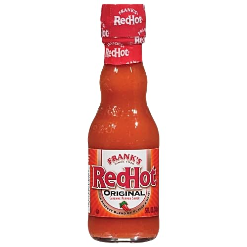 Frank’s Red Hot Cayennepfeffer Sauce Original (2 x 148 ml) – Würzige Chilisauce mit gereiften Cayennepfeffern – Perfekt für Burger, Pommes, Fleisch & mehr mit Kajal von Kajal