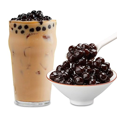 Kajal Echte Tapioka-Perlen für Bubble Tea – 1 kg | Tapioka Boba-Kugeln für Boba-Milchtee | Perfekt für Boba-Milchtee, Eiskaffee, Eistee, Slush, gemischte Fruchtgetränke von Kajal